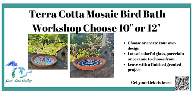 Immagine principale di Frankenmuth Mosaic Bird Bath workshop @ St Julian Winery