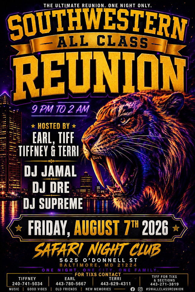 Imagen principal de Southwestern High School Reunion