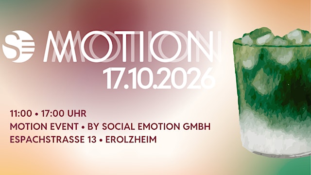 Hauptbild für MOTION-Event by Social Emotion