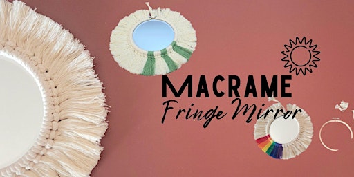 Image principale de Macrame Fringe Mirror