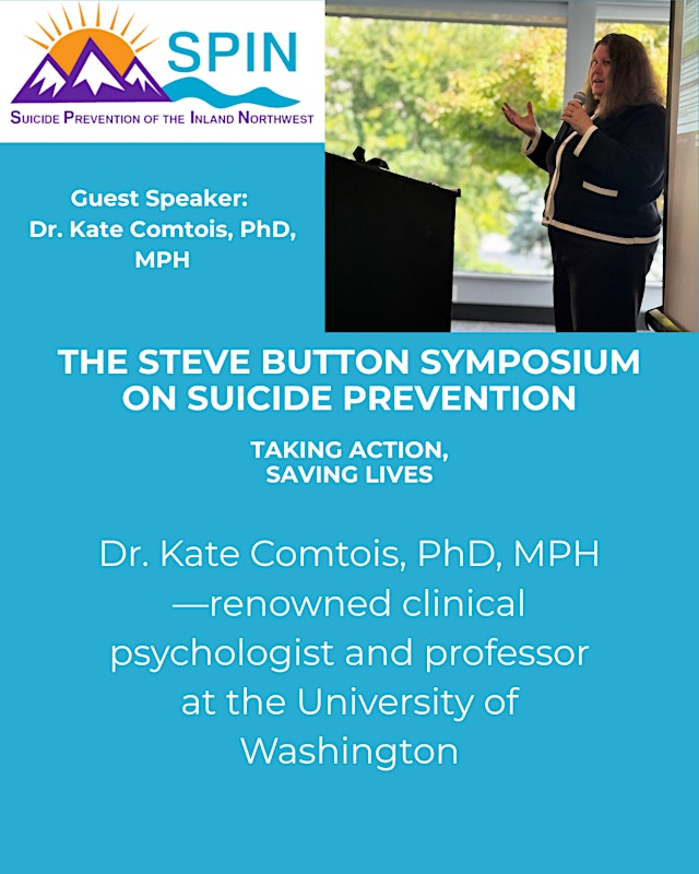 Hauptbild für Steve Button Symposium on Suicide Prevention; Taking Action Saving Lives