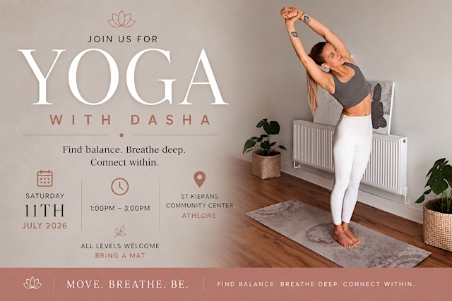 Image principale de Yoga with Dasha in Athlone