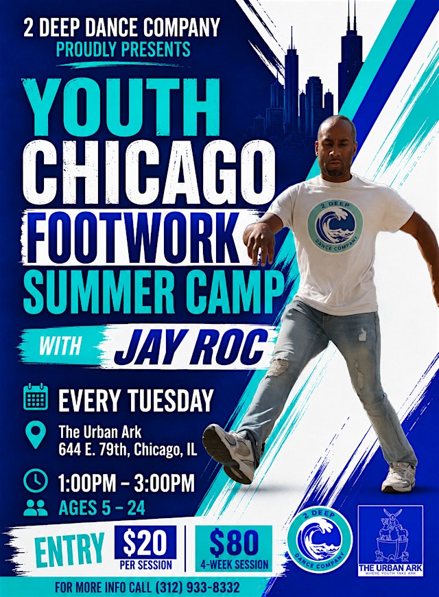 Image principale de Youth Chicago Footwork Summer Camp with Jay Roc