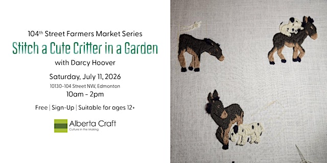 Image principale de Stitch a Cute Critter in a Garden with Darcy Hoover