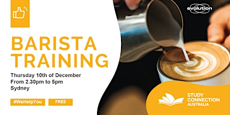 Free barista training with Study Connection primary image