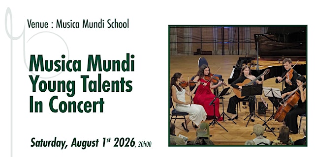 Image principale de Musica Mundi Young Talents 1
