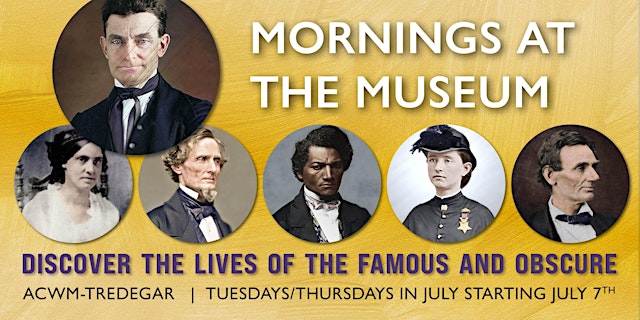 Imagem principal do evento Mornings at the Museum: Faces of the Civil War