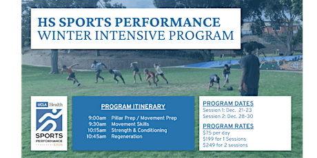 High School Sports Performance - Winter Intensive Program primary image
