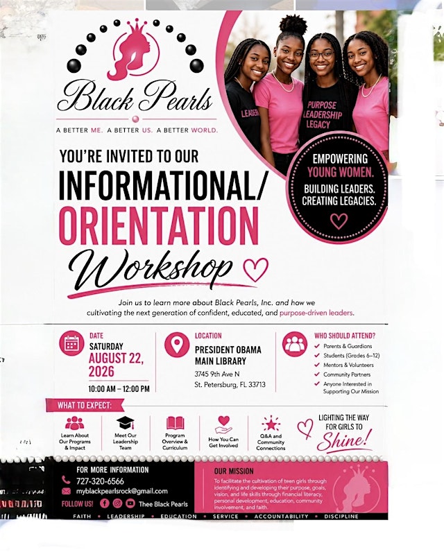 Imagen principal de BlackPearls Orientation Workshop