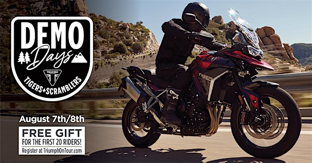 Image principale de Triumph Demo Days (Tigers & Scramblers): Triumph Monee