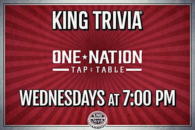 Image principale de Trivia Night at One Nation Tap & Table