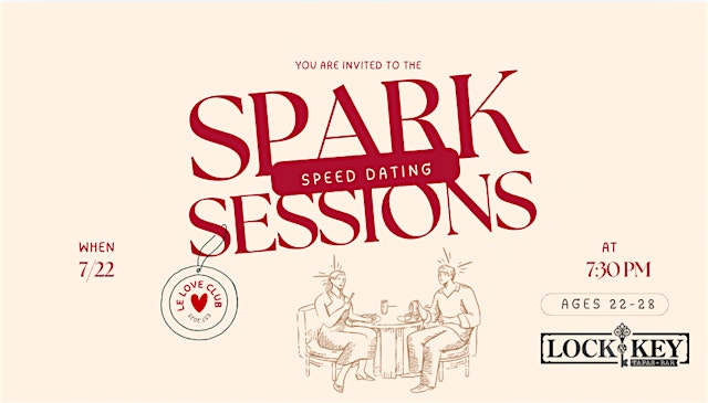 Image principale de Spark Sessions: Modern Speed Dating Event (Ages 22-28)