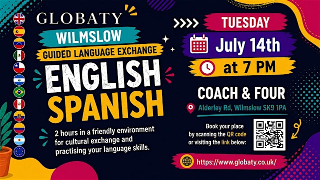 Image principale de Wilmslow Guided English - Spanish Language Exchange (Coach & Four )