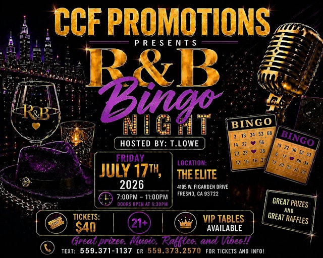 Image principale de R&B BINGO NIGHT