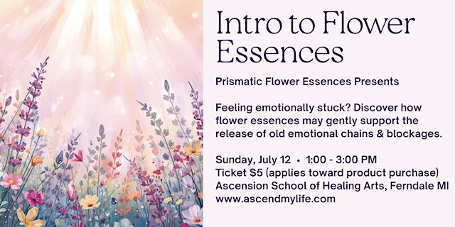 Image principale de Intro to Flower Essences Workshop by Michael Allison