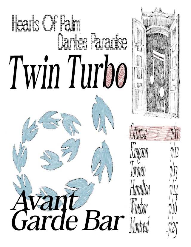Image principale de Twin Turbo, Dantes Paradise x Hearts Of Palm at the Avant Garde Bar
