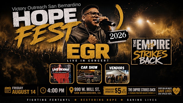 Image principale de EGR LIVE IN CONCERT - HOPE FEST - TRAPPED - LIVE DRAMA