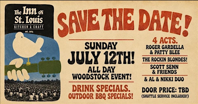 Image principale de Peace Love & Live Music Woodstock Event