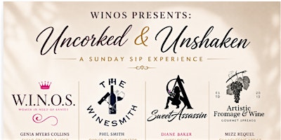 WINOS Presents: Uncorked & Unshaken A Sunday Sip E