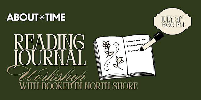 Image principale de Reading Journal Workshop with Booked In North Shore