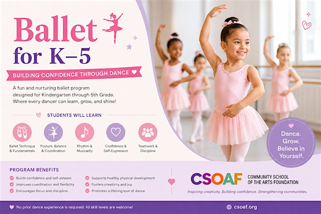 Ballet for K–5: Building Confidence Through Dance primary image