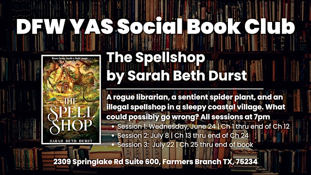 Hauptbild für The Spellshop | DFW YAS Social Book Club