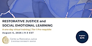 Image principale de Restorative Justice and Social Emotional Learning