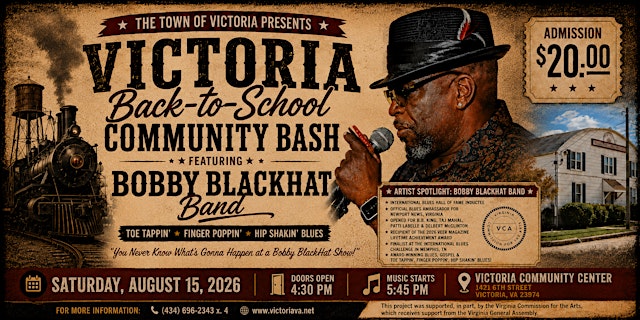 Image principale de Back to School Community Bash Concert Featuring Bobby Blackhat Band