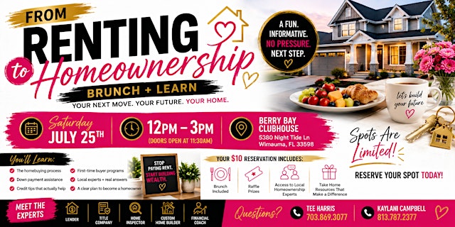 Image principale de From Renting to Homeownership: Brunch + Learn