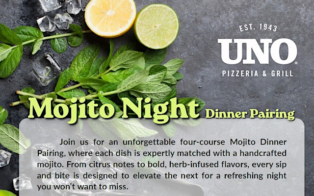 Image principale de Mojito Night Pairing Dinner