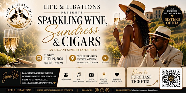 Imagen principal de Life & Libations Presents: Sparkling Wine, Sundresses & Cigars