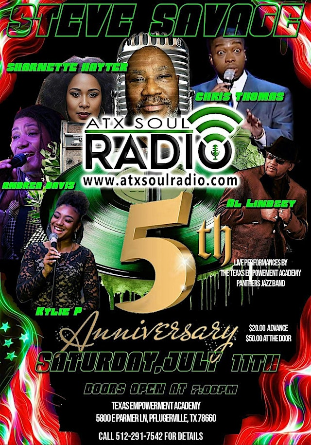 Image principale de ATX Soul Radio 5th Anniversary Gala