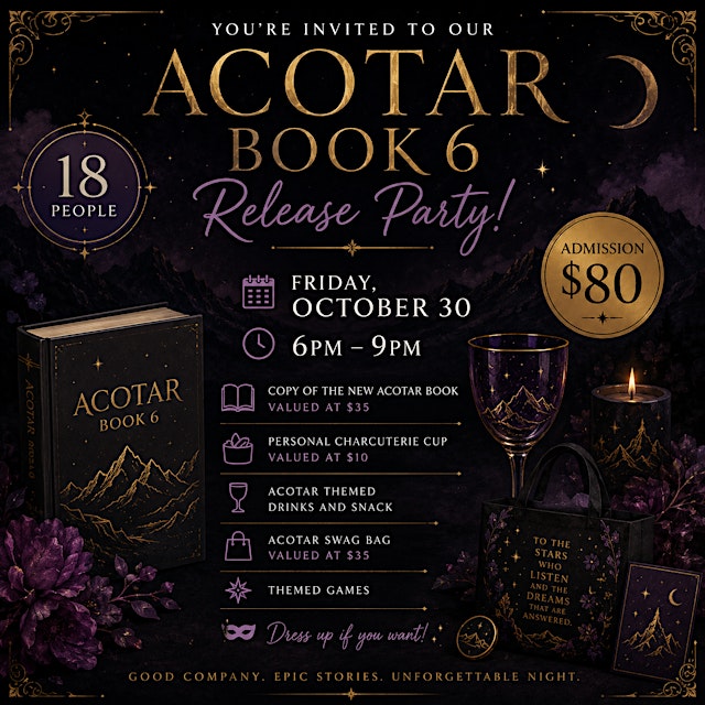 Image principale de ACOTAR Book 6 Release Party