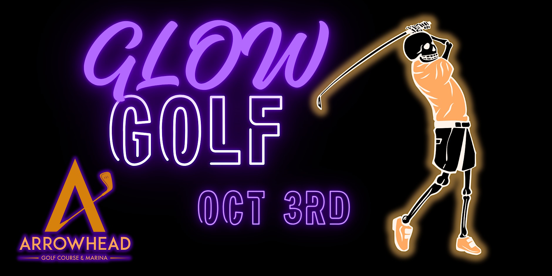October 3rd Glow Golf - Halloween Theme