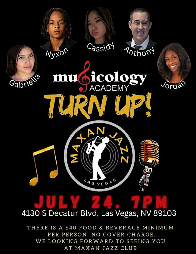 Musicology Turn Up live in Las Vegas primary image
