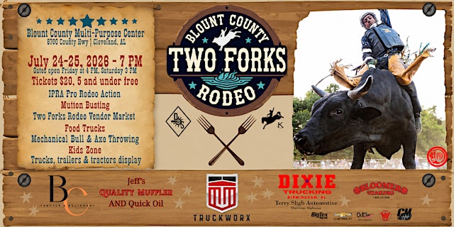 Image principale de Blount County Two Forks Rodeo