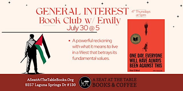 General Interest Book Club w/ Emily: One Day Everyone Will Have Always.... primary image