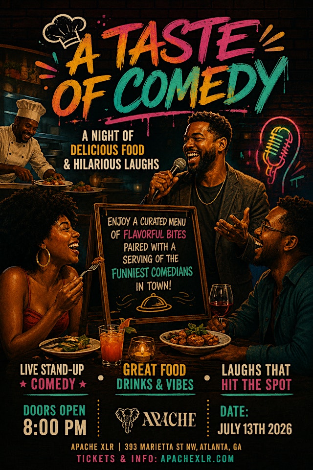 Primaire afbeelding van A Taste Of Comedy Live Music & Comedy Open Mic