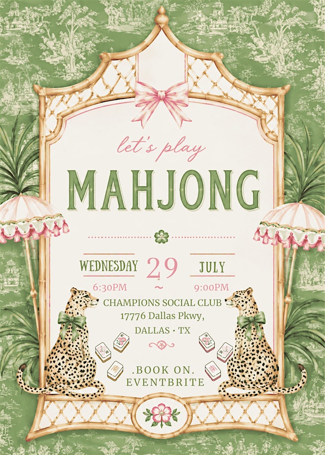 Imagen principal de MAHJONG & MARTINIS AT CHAMPIONS @ Champions Social Club