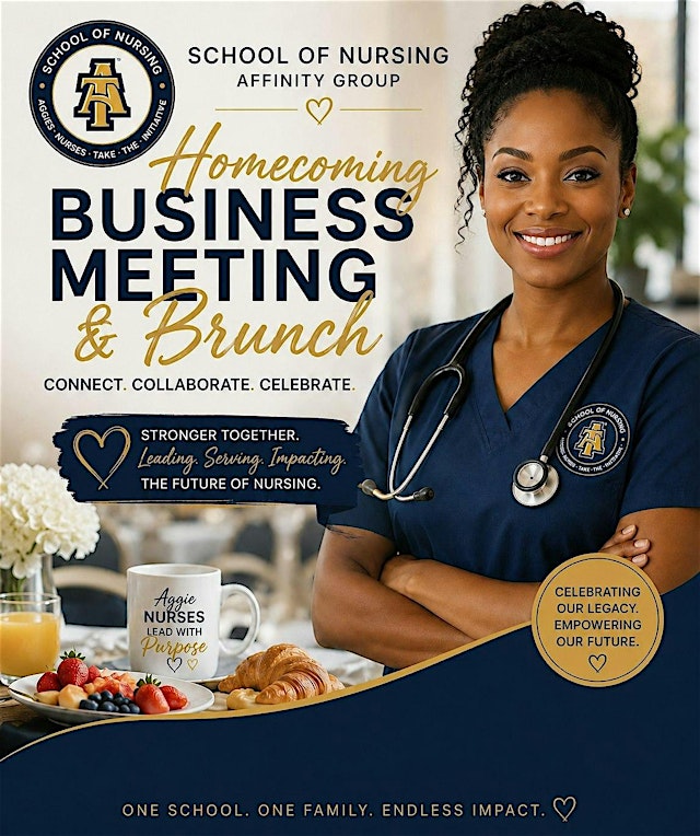 Image principale de School of Nursing Affinity Group Homecoming Business Meeting & Brunch