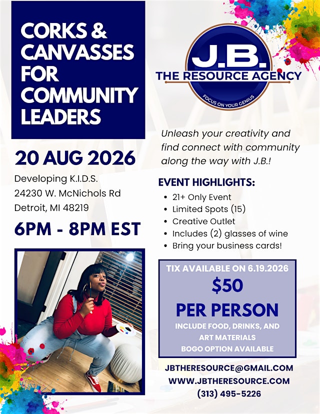 Corks & Canvasses with Community Leaders primary image