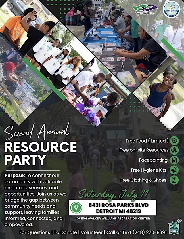 Image principale de Second Annual Community Resource Party