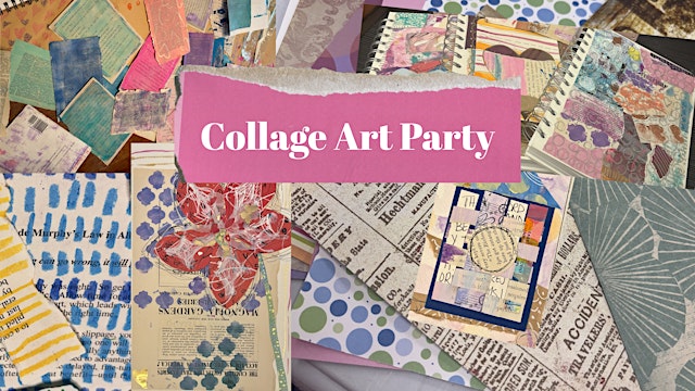 Image principale de July Art Party: Christmas in July (Cards, Collage, & Creative Joy)
