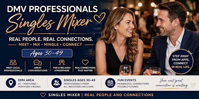 Image principale de Singles & Dating in Hyattsville, MD: Meet, Mix & Mingle with Singles 30–49