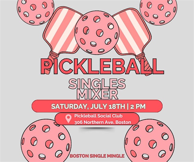Image principale de Single Mingle @ Pickleball Social Club!