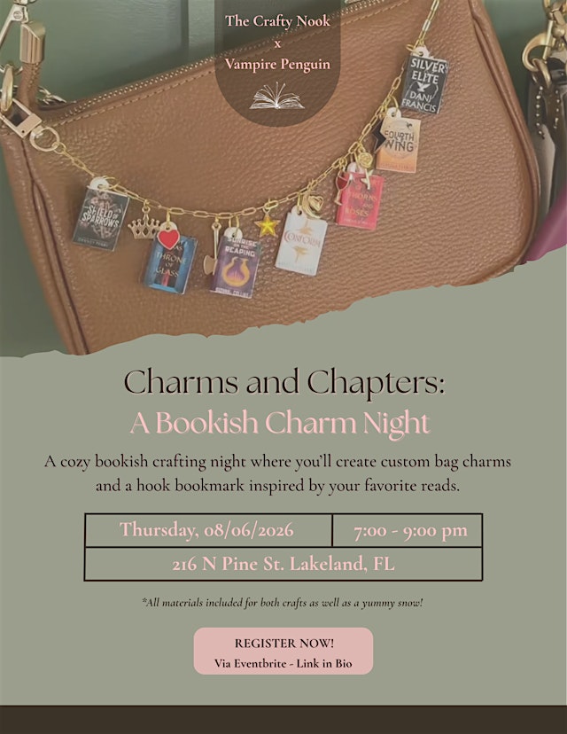 Image principale de Charms and Chapters: A Bookish Collab with Vampire Penguin Lakeland