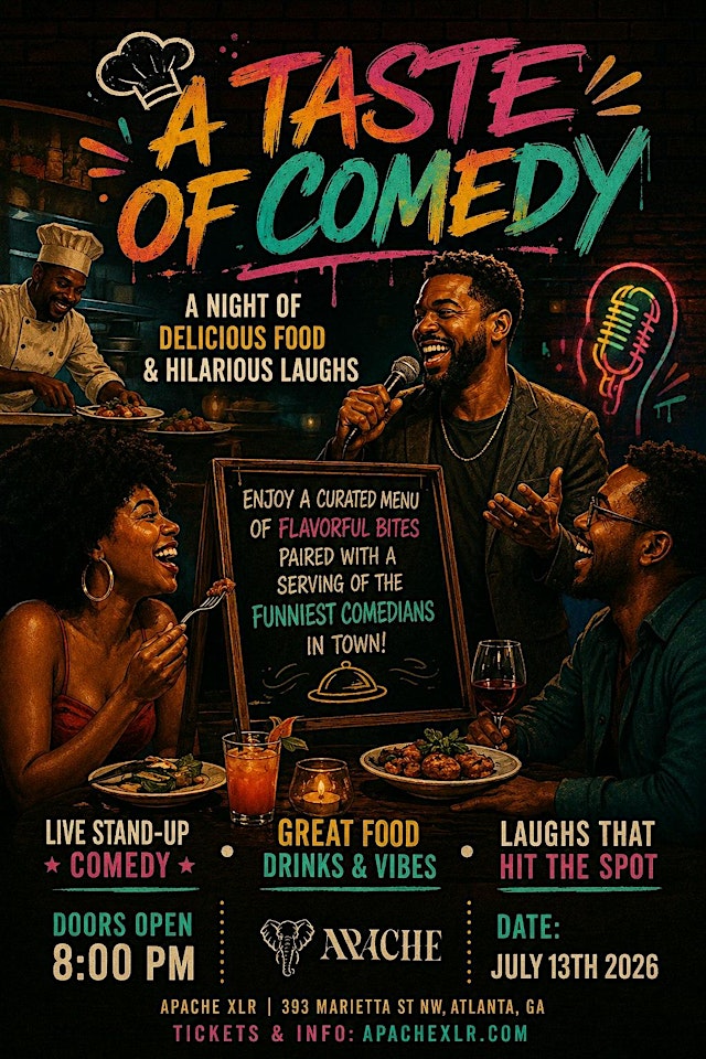 Primaire afbeelding van A Taste Of Comedy Live Music & Comedy Open Mic