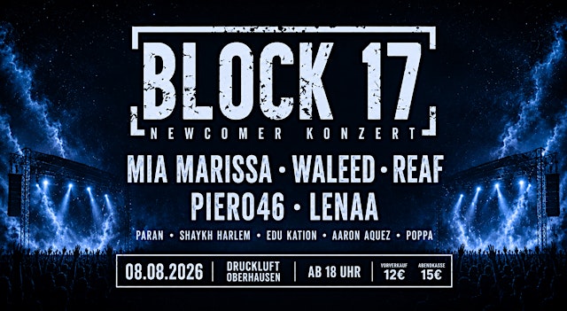Primaire afbeelding van Block 17 - Newcomer Open Air