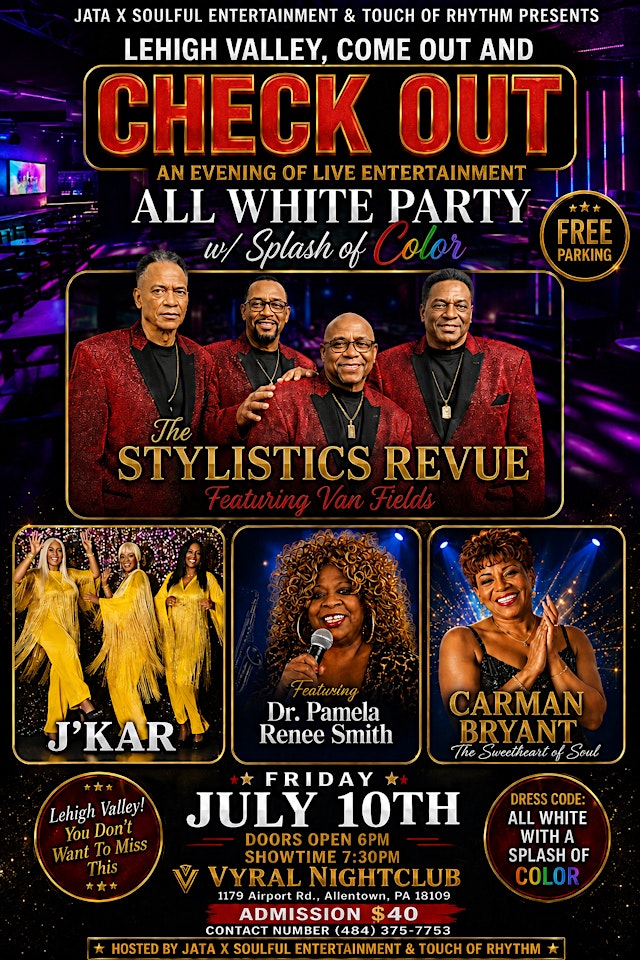 ALL WHITE PARTY W/ SPLASH OF COLOR primary image