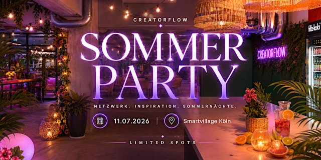 Primaire afbeelding van Creatorflow | Sommer Party 2026